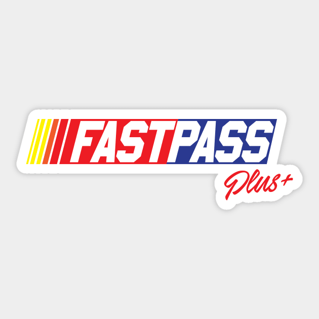 Vintage Fastpass Plus Sticker by TheDIS